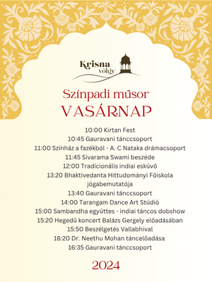 2024 Vasárnap