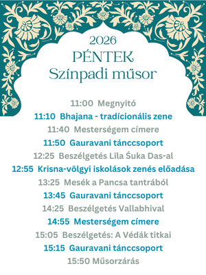 péntek színpadi műsor