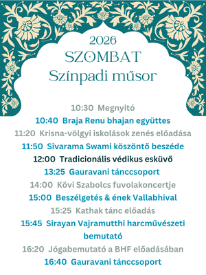 szombat színpadi műsor